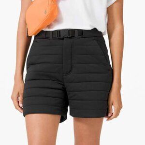 Lululemon NWT Women's 12 Black Dynamic Movement 5" Shorts Casual Athleisure Yoga